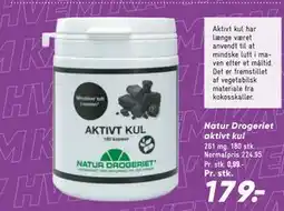 Bilka Natur Drogeriet aktivt kul, DKK 179 tilbud