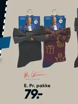 Bilka Mads Christensen strømper og butterfly, DKK 79 tilbud