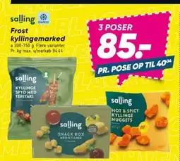 Bilka Frost kyllingemarked, DKK 85 tilbud