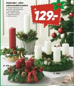 Bilka Kalender- eller adventsdekoration, DKK 129 tilbud