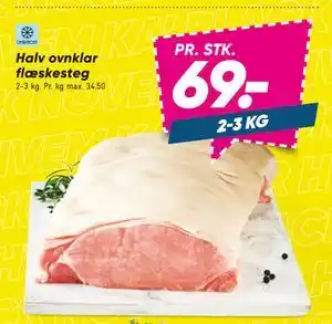 Halv ovnklar flæskesteg, DKK 69