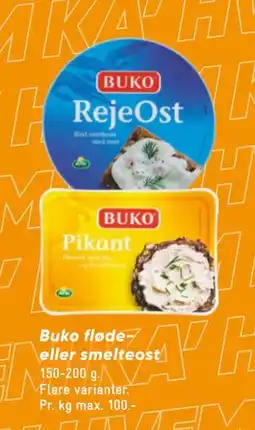 Bilka Buko fløde- eller smelteost, DKK 15 tilbud