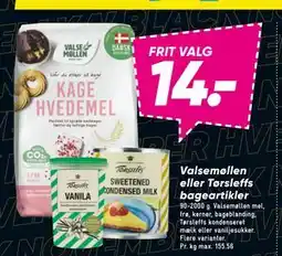Bilka Valsemøllen eller Tørsleffs bageartikler, DKK 14 tilbud