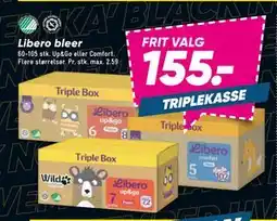 Bilka Libero bleer, DKK 155 tilbud