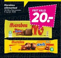 Bilka Marabou slikmarked, DKK 20 tilbud