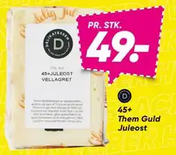 Bilka 45+ Them Guld Juleost, DKK 49 tilbud