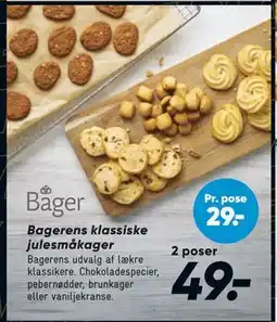 Bilka Bagerens klassiske julesmåkager, DKK 49 tilbud