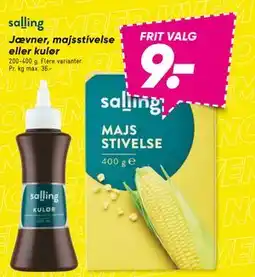 Bilka Jævner, majsstivelse eller kulør, DKK 9 tilbud
