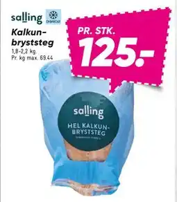 Bilka Kalkunbryststeg, DKK 125 tilbud