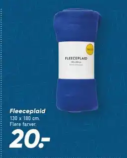 Bilka Fleeceplaid, DKK 20 tilbud