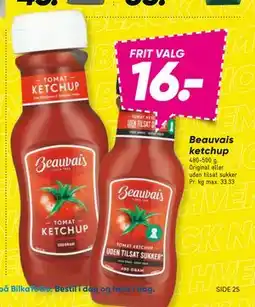 Bilka Beauvais ketchup, DKK 16 tilbud