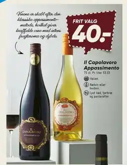 Bilka Il Capolavoro Appassimento, DKK 40 tilbud