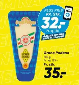 Bilka Grana Padano, DKK 35, App-pris tilbud