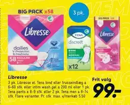 Bilka Libresse, DKK 99 tilbud