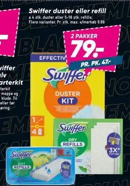 Bilka Swiffer duster eller refill, DKK 79 tilbud