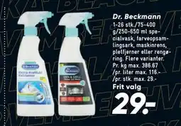 Bilka Dr. Beckmann, DKK 29 tilbud