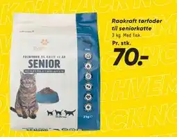 Bilka Raakraft tørfoder til seniorkatte, DKK 70 tilbud