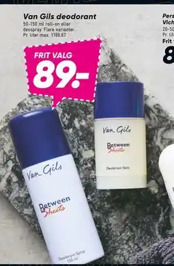 Bilka Van Gils deodorant, DKK 89 tilbud