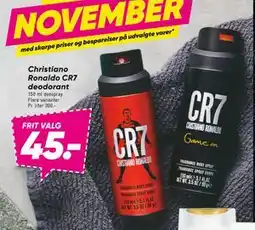 Bilka Christiano Ronaldo CR7 deodorant, DKK 45 tilbud