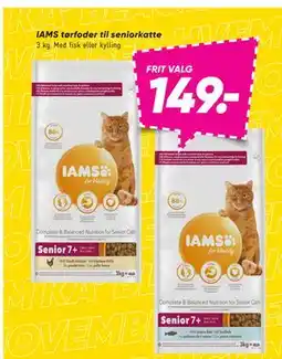 Bilka IAMS tørfoder til seniorkatte, DKK 149 tilbud