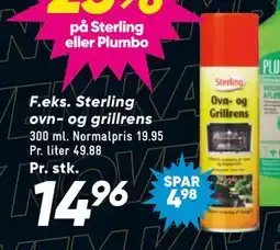 Bilka Sterling ovn- og grillrens, DKK 14.96 tilbud