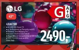 Føtex LG 43UA7300, DKK 2490 tilbud