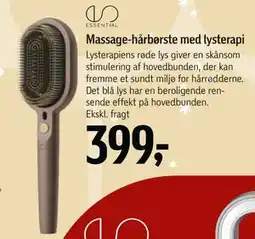 Føtex Massage-hårbørste med lysterapi, DKK 399 tilbud