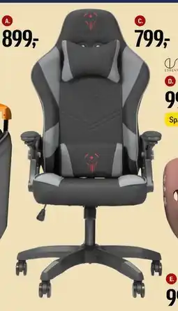Føtex Game Y'S voksengamerstol, DKK 799 tilbud