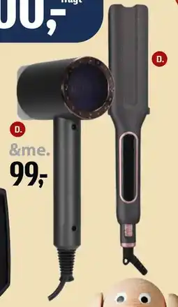 Føtex Hårtørrer eller glattejern, DKK 99 tilbud