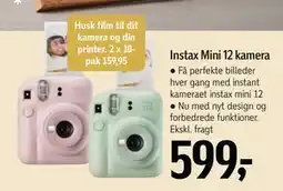 Føtex Instax Mini 12 kamera, DKK 599 tilbud