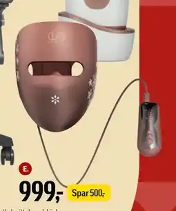 Føtex LED lysterapimaske, DKK 999 tilbud