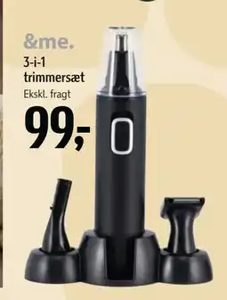 Føtex 3-i-1 trimmersæt, DKK 99 tilbud
