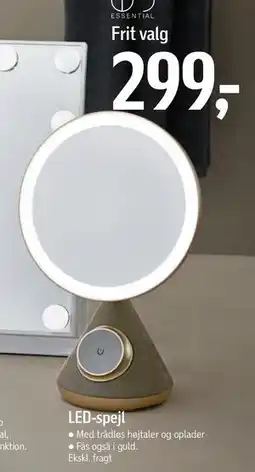 Føtex LED-spejl, DKK 299 tilbud