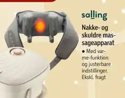 Føtex Nakke- og skuldre massageapparat, DKK 249 tilbud