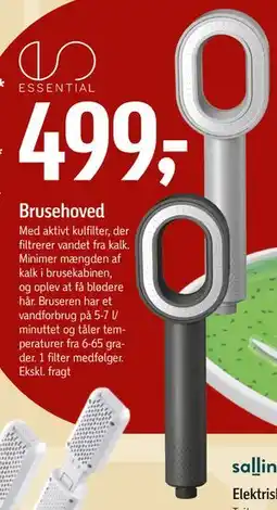 Føtex Brusehoved, DKK 499 tilbud