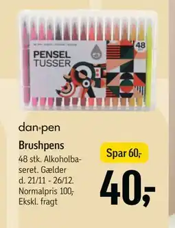 Føtex Brushpens, DKK 40 tilbud