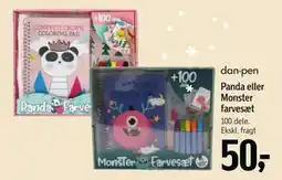 Føtex Panda eller Monster farvesæt, DKK 50 tilbud