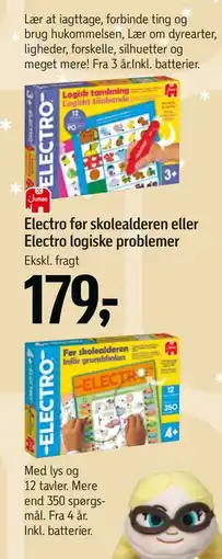 Føtex Electro før skolealderen eller Electro logiske problemer, DKK 179 tilbud