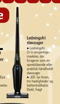 Føtex Ledningsfri støvsuger, DKK 899 tilbud