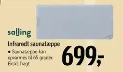 Føtex Infrarødt saunatæppe, DKK 699 tilbud
