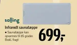 Føtex Infrarødt saunatæppe, DKK 699 tilbud
