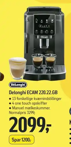 Føtex Delonghi ECAM 220.22.GB, DKK 2099 tilbud