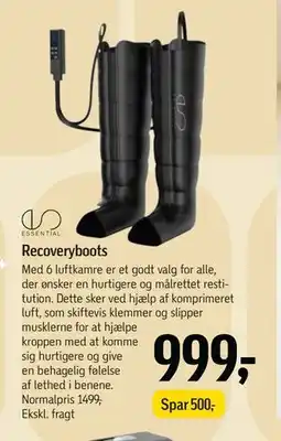 Føtex Recoveryboots, DKK 999 tilbud