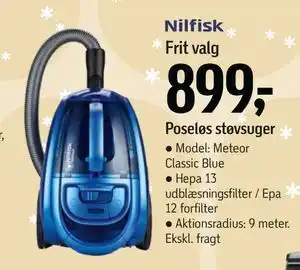 Poseløs støvsuger, DKK 899