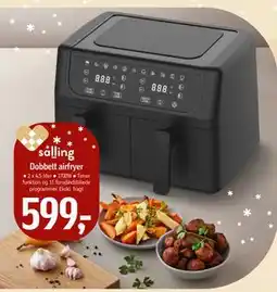 Føtex Dobbelt airfryer, DKK 599 tilbud