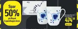 Føtex Spar 50% på Royal Copenhagen krus tilbud