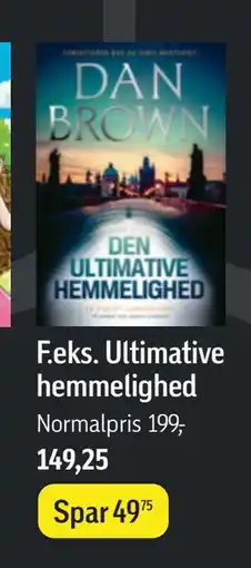 Føtex Ultimative hemmelighed, DKK 149.25 tilbud