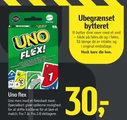 Føtex Uno flex, DKK 30 tilbud