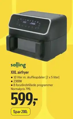 Føtex XXL airfryer, DKK 599 tilbud