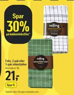 Føtex Spar 30% på køkkentekstiler tilbud